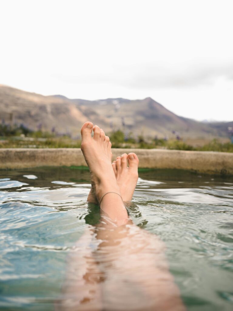 Foots Water Mountains